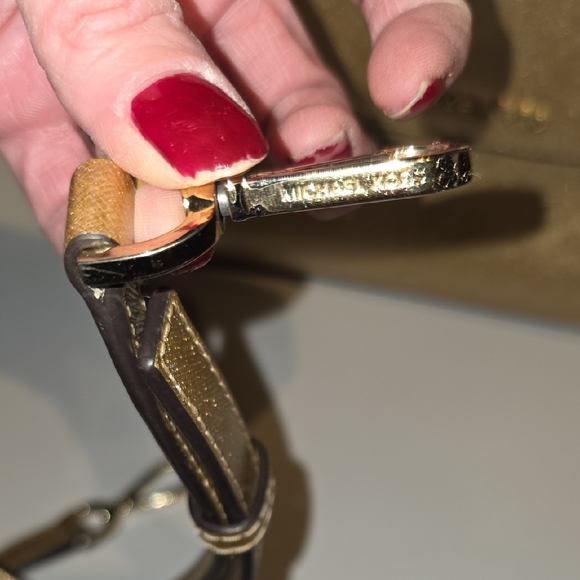 Michael Kors Gold Satchel Bag - Picture 14 of 16